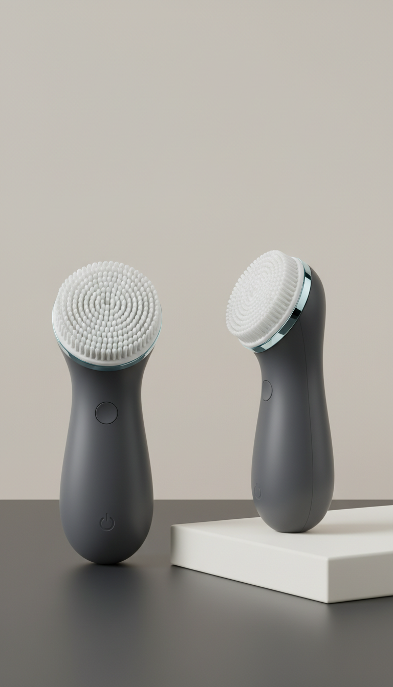 Cepillo exfoliante sónico compacto